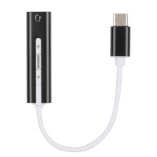Carte son externe en alliage d'aluminium Type C, adaptateur audio stéréo externe 3,5 mm pour téléphone portable, ordinateur, carte son live pour