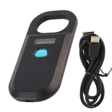 Leitor de microchip para animais de estimação com tela OLED de alto brilho, compatível com os padrões EMID FDX-B ISO1784, dispositivo