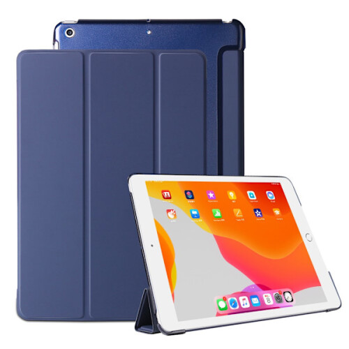 Θήκη SKALO συμβατή με iPad10.2 με τριπλή αναδίπλωση - Σκούρο μπλε Σκούρο μπλε
