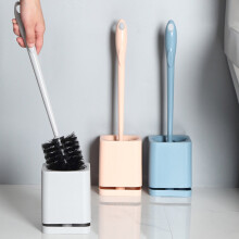 SUSUchens1Set Anti-Rutsch-WC-Bürstenset Effiziente Reinigung Belüftetes Design Abfluss-WC-Bürste für schwer zugängliche Stellen Blau