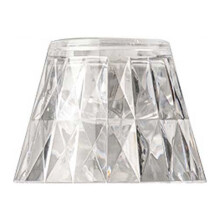 Lampada da tavolo in cristallo con controllo touch, lampada a LED con effetto diamante, lampada da tavolo in acrilico senza fili, piccola lampada