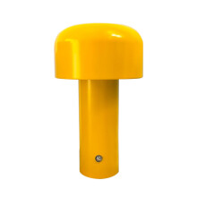 Luminária de mesa decorativa em formato de cogumelo para sala de estar, quarto ou cabeceira, com três cores de luz e intensidade regulável. Possui