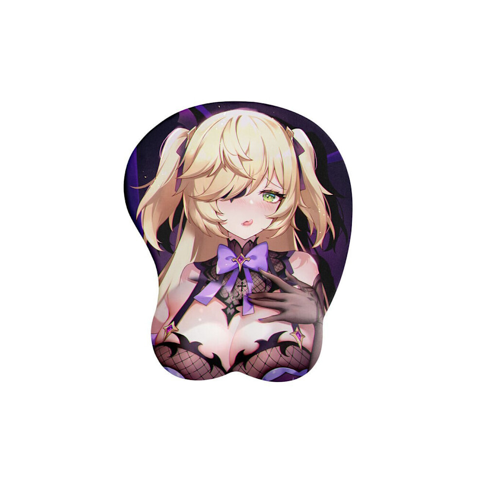 Impact 3D Anime Mouse Pad With Wrist Rest Mousepads Sexy Breast Silicone Mouse Pad Ergonomic Desk Mat Gel Pad Game Mouse Gel Pads 9433291515952