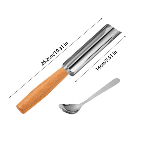 Hiroekza Kitchen Gadgets304 Ανοξείδωτη μηχανή για κεφτεδάκια που φτιάχνει κεφτεδάκια ψαριού 2