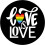 Πινακίδα Juesi Rainbow Love για την μπροστινή πόρτα, κρεμαστή πινακίδα LGBT Pride για βεράντα, 1