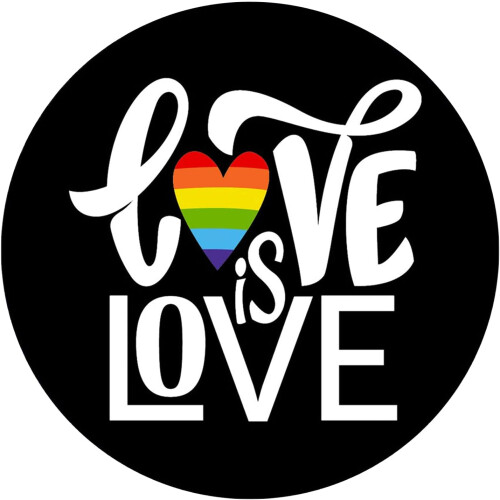 Πινακίδα Juesi Rainbow Love για την μπροστινή πόρτα, κρεμαστή πινακίδα LGBT Pride για βεράντα,