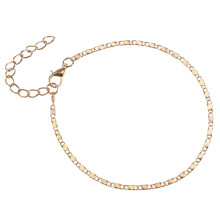 Fashion Gold Thin Chain Ankle Charm Anklet Leg Bracelet Foot Jewelry Adjustable Ankle Bracelets for Women