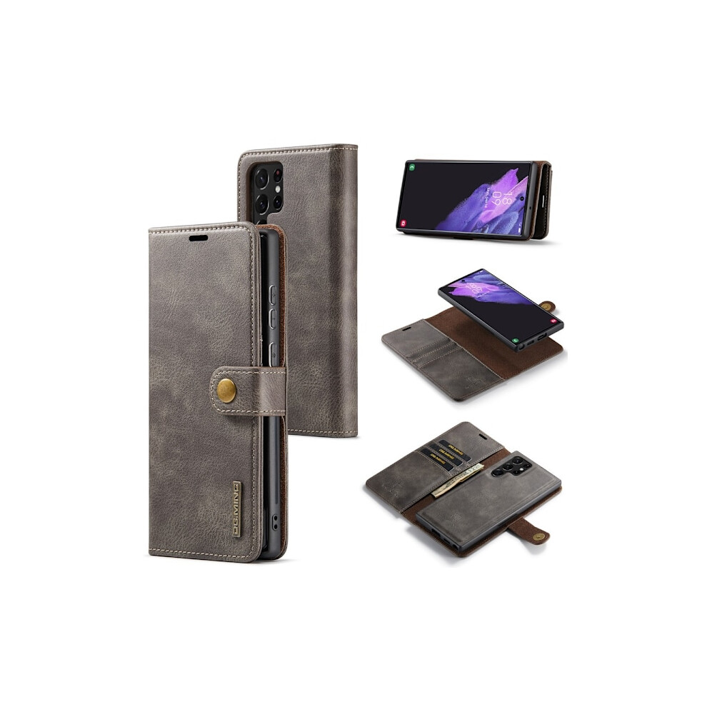 Dg.ming Galaxy S24 Ultra 2In1 Magnet Case / Cover Gray 9423501633699