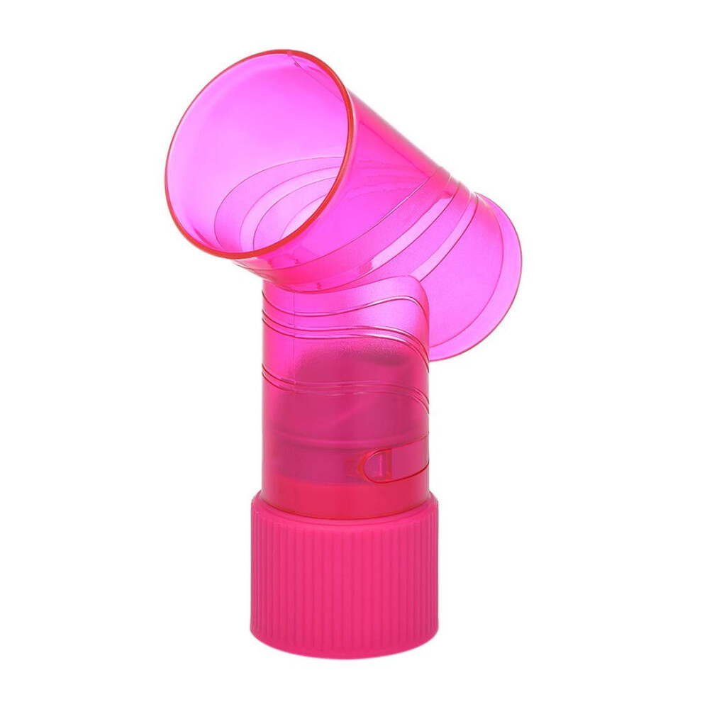 Pink Hair Dryer Diffuser Attachment Curl Enhancing Frizz Reduction For Curly Wavy Permed Hair