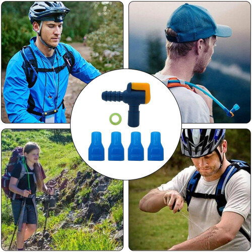 Hydration Bladder Bite Valve Replacement Leakproof Silicone Mouthpiece for Hiking Cycling 2