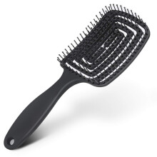 Detangling Hair Brush for Thick Curly Hair, Large Paddle Design with Smooth Detangling and Fast Blowdrying
