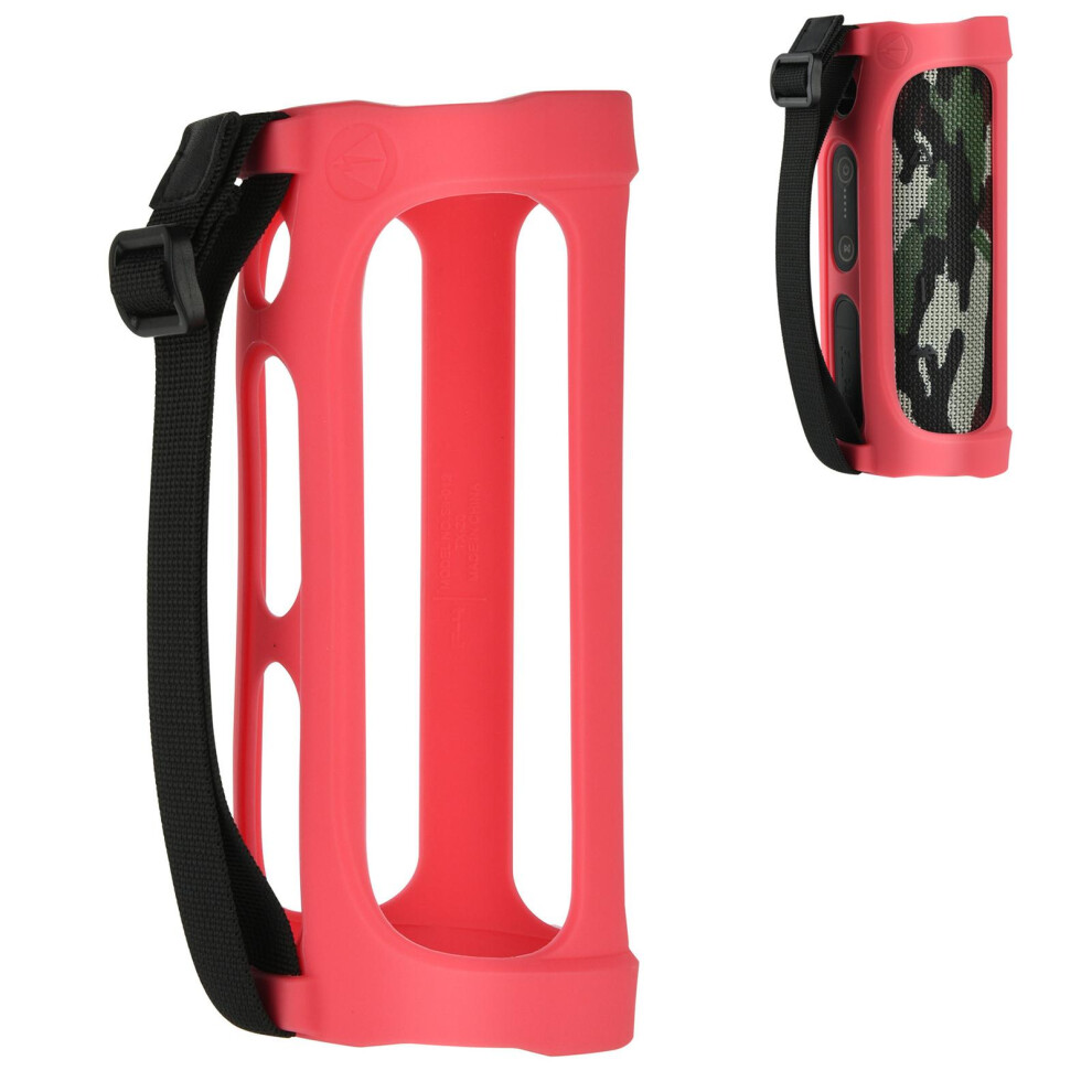 Waterproof Silicone Cover For Jbl Flip 4 Portable Bluetooth Speakers, Impact Resistant Travel Case With Shoulder Strap And Easy Access Controls 9176269382919
