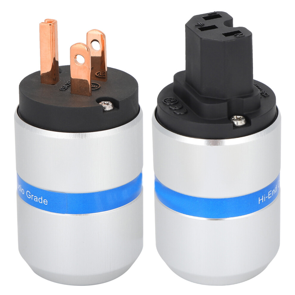 Hi-End Audio Power Plug, Aluminum Shell Ensuring Exquisite Craftsmanship For Your Audio Setup, Pure Copper Conductor Offers High Conductivity And 9773935503397