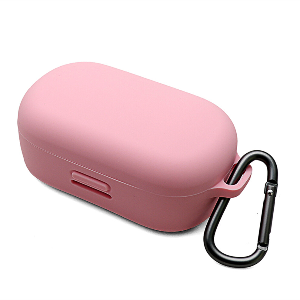 Unobstructed Charging Silicone Case For Bose Quietcomfort Earbuds Ii Accessories, Shock Resistant Cover With Metal Carabiner Full Protection Long Use 9012494472073