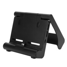 Adjustable Angle Nintendo Switch Stand, Supports Direct Charging And Built-In Heat Dissipation, Ideal For Gaming Sessions And Travel (Black)