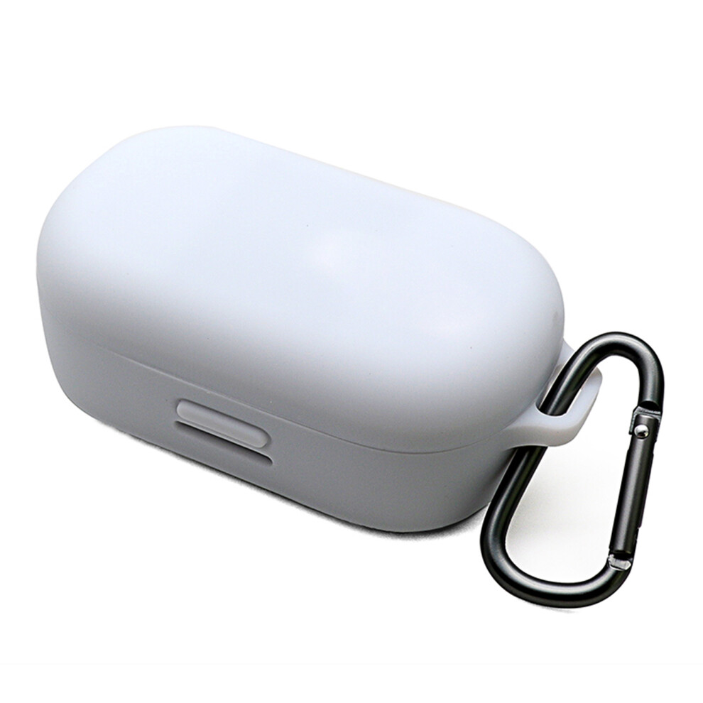 Portable Carabiner Added Protective Cover For Bose Quietcomfort Ultra Earbuds, Unobstructed Charging Shock Resistant Cover With Durable Silicone Round 9012494367478