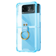 Samsung Z Flip4Case, Stötsäkert Halkfritt Skal med Gångjärnsskydd för Galaxy Z Flip4 5G (2022), Fullt Skydd (1)