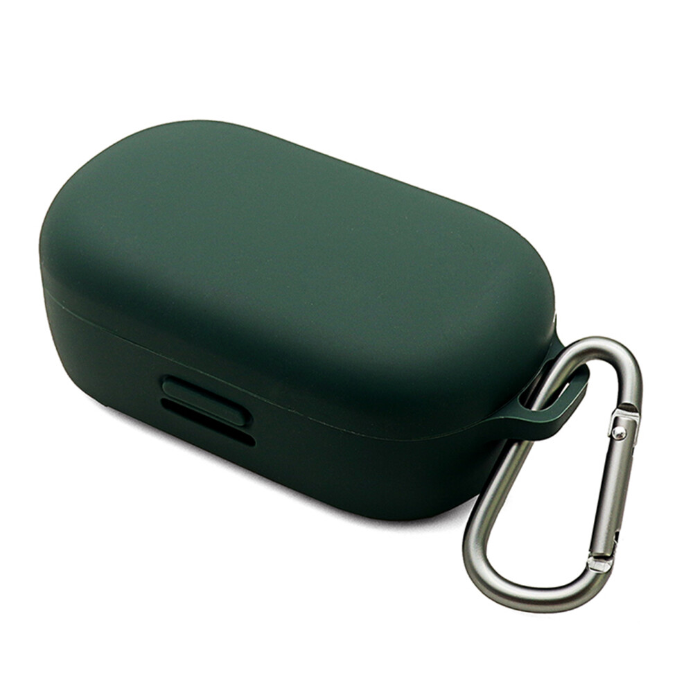 Portable Carabiner Added Protective Cover For Bose Quietcomfort Ultra Earbuds, Unobstructed Charging Shock Resistant Cover With Durable Silicone Round 9012494367515