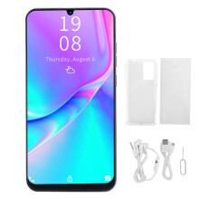 Predplatený smartfón, odomknutý telefón s kobaltovo modrým dizajnom, 7,2-palcový HD displej, dva fotoaparáty, štvorjadrový procesor,
