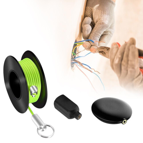 Ideal Magnetic Wire Puller for Wall Electrical Cable Navigation, Unique Design for Home Office with 20-Foot-High Obstacle Capability 2