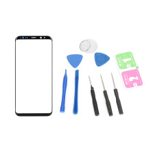 Galaxy S8Plus -puhelimelle tarkoitettu kirkas karkaistun lasin vaihto, naarmuuntumaton UV-suojattu LOCA-liima, kuplaton ja parannetun