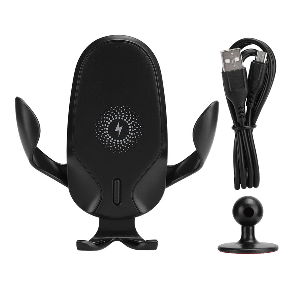 Efficient Wireless Car Charger With Built-In Battery, Auto Clamping For Qi-Enabled Devices Ensuring Safe And Easy Charging 9012494369878