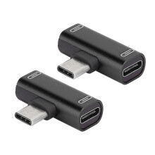 Široká kompatibilita a odolný hliníkový 90-stupňový USB-C adaptér pre úsporu miesta, kompaktný dizajn, rýchle nabíjanie a prenos dát pre