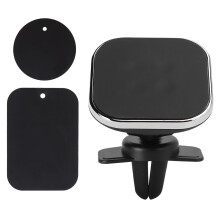 Telefoonhouder voor in de auto, lichtgewicht en gemakkelijk mee te nemen. Magnetische houder houdt de telefoon stevig op zijn plaats en maakt draaien