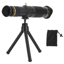 HD Mobile Phone Telescope, 38X Magnification Telephoto Lens With K9 Prism Multi Layer Coating And Double Adjustment System For Concert Sports Wildlife