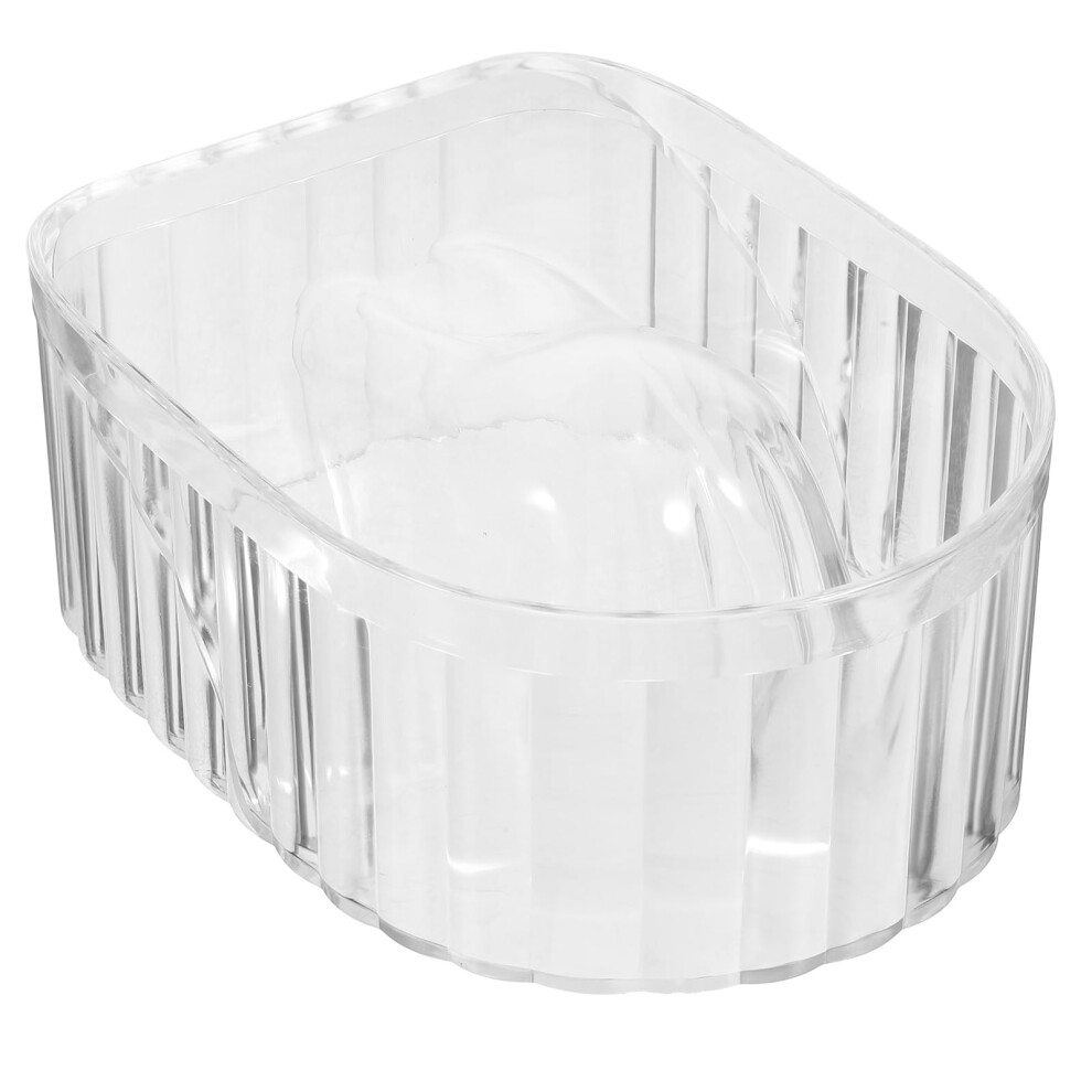 Nail Soaking Bowl Acrylic Manicure Tray for Cuticle Softening and Gel Polish Removal Home Salon Use