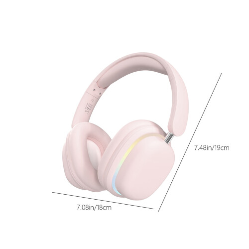 Πτυσσόμενα ασύρματα ακουστικά Bluetooth με φωτισμό RGB, εξαιρετικά μεγάλη διάρκεια 2