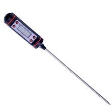 TP101Wygodny cyfrowy termometr do żywności z wyświetlaczem LCD (czarny)