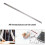 Double Side Scale Stainless Steel Straight Ruler Measuring Tool 50cm 7