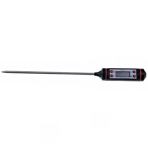 Termómetro digital para alimentos TP101 con pantalla LCD (negro) 1