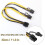 jixopn8Pin σε κάρτα γραφικών διπλό PCI-E8Pin (6Pin+2Pin) καλώδιο τροφοδοσίας 4