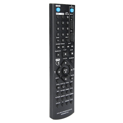 Télécommande de remplacement compatible avec les lecteurs DVD/magnétoscopes/DVDR LG 0.1 2