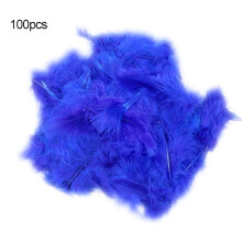 SUSUchens 100Pcs 10cm Fluffy Plume Feather DIY Carnival Party Wedding Clothes Sewing Craft