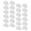 WSTEER 50pcs Cake Carrier Cheese Container Cake Slice Box Pie Carrier Clear Container 2