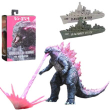 Godzilla vs. Kong Spielfigur, bewegliche Gelenke, pink