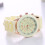 Quartz Wristwatch Electronic Watch BEIGE beige 1