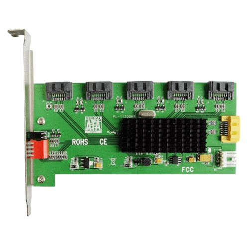 RAID5 Array Card Hard Disk Accelerator Card Five-Channel SATA2 -Port Card Driver-Free Controller