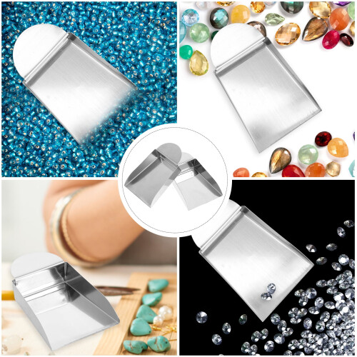 Κουτί αποθήκευσης 4 τεμαχίων αξεσουάρ DIY κοσμήματα μαργαριτάρια για χειροτεχνίες 1