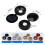 100 Pcs Fixing Hinged Plastic Screw Cover Button Nuts Bolts Decorative Hardware 5