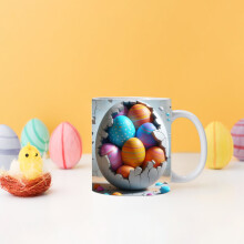 Kayannuo Easter Rabbit Bunny Ceramic Coffee Cup 350ml, compatible with tea & water, cute bunny mug gift for women