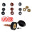 100 Pcs Fixing Hinged Plastic Screw Cover Button Nuts Bolts Decorative Hardware 6