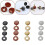 100 Pcs Fixing Hinged Plastic Screw Cover Button Nuts Bolts Decorative Hardware 4