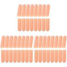 24 pares de protectores de dedos de silicona, fundas protectoras antidesgaste, fundas de goma para las puntas de los dedos.
