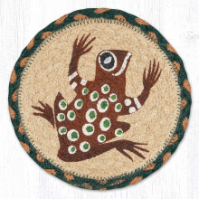 LC-865 Desert Frog Round Large Coaster 7"x7"