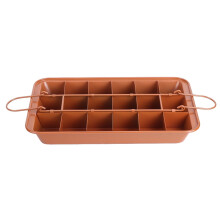 Dekaim Brownie-pande, non-stick brownie-pande bageplade chokoladekageform med skillevægge køkkenredskab