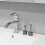 Supporto da barba Eease in alluminio con rastrelliera di sicurezza (argento) 4
